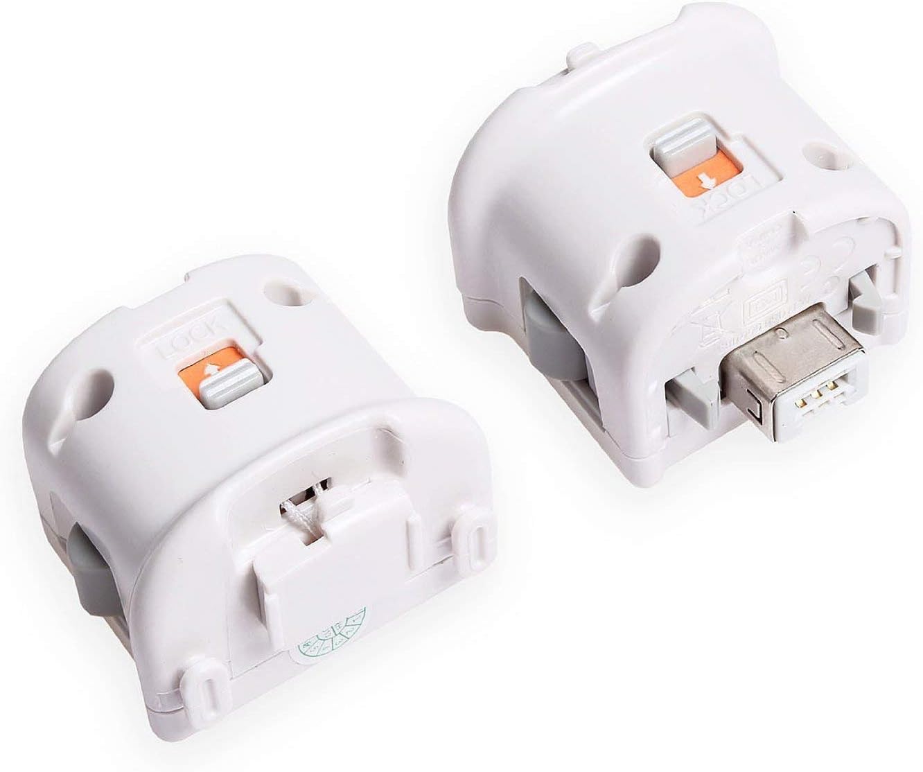 Wii Motion Plus Adapter for Original Nintendo Wii Remote Controller(White,Set.