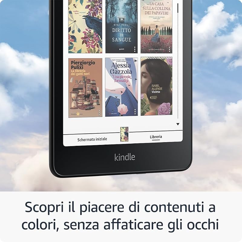 Kindle Colorsoft Signature Edition 32 GB (modello 2024), con schermo a colori, luce frontale a regolazione automatica, ricarica wireless e lunga durata della batteria (nero metallizzato)