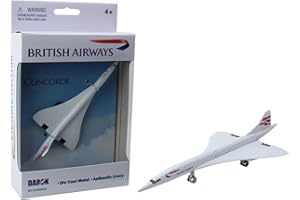 Daron British Airways Concorde Single Plane Toy , White Small