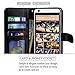 LK for HTC Desire 626 / 626s Case, Luxury PU Leather Wallet Case Flip Cover Built-in Card Slots Stand For HTC Desire 626 / 626s-BLACK