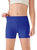 Haloumoning Girls Athletic Shorts Kids High Waisted