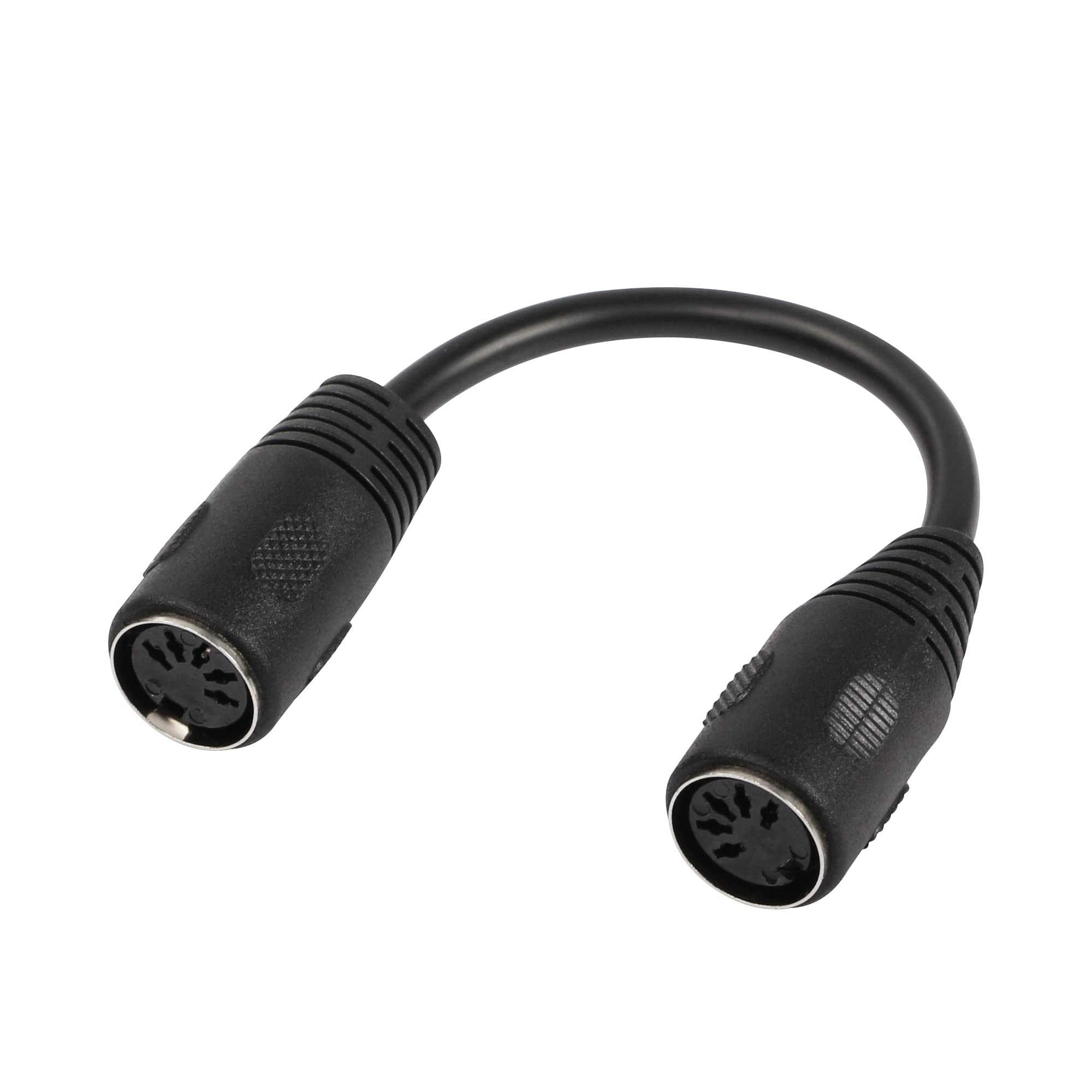 CERRXIAN 0.5FT MIDI Din Cable, Female to Female Audio Cable For Keyboard, Organ, Electric Piano, Guitar