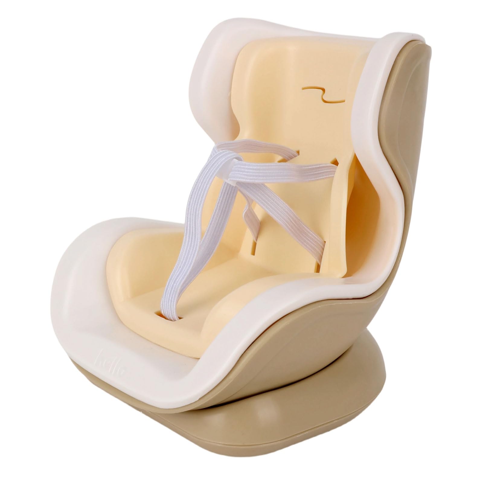 Doll Car Seat for 17cm/6.69in Dolls with Air Vent Clip & Desktop Stand, Cute Stylish Car Ornament Decorative Desktop Display Accessory for Anime & Toy Collectors