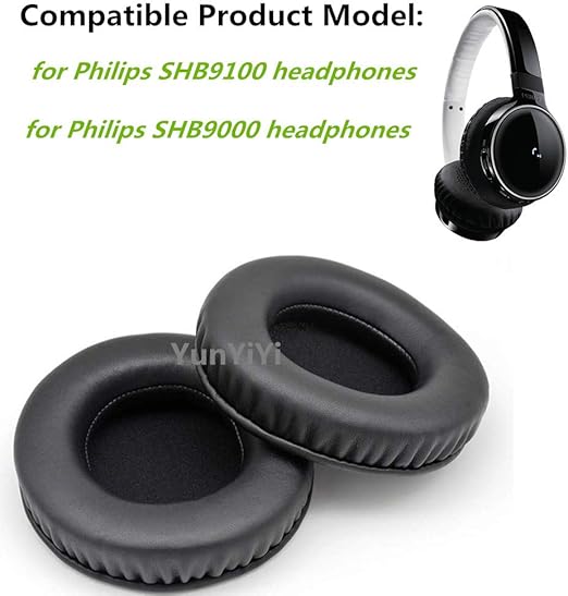 Replacement Foam Ear Pads for Philips SHB9100 SHB9000 SHB9100 SHB9000 Headphones