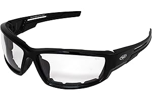 Global Vision Sly Foam Padded Motorcycle Sunglasses Black Frame