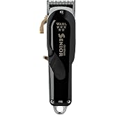 Wahl Professional 5 Star Cordless Senior Clipper, Metal, Model 08504-400 | Precision Fade Blades with Zero-Overlap 2191 Blade &amp; Rotary Motor for Tapers &amp; Blends, 80 Min Runtime, Lithium-Ion