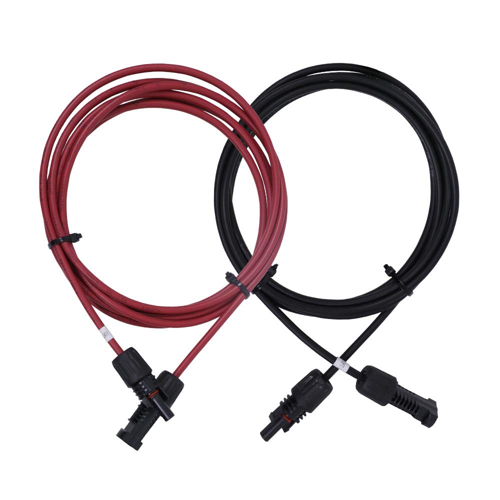 Renogy Solar Extension Cable - 10ft 12AWG Pair