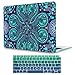 May Chen Ornamental Paisley Flowers New Image Fashion Clear Hard Shell Laptop case for Apple MacBook Air 13 inch (Model:A1369/A1466) with Keyboard Cover - Paisley