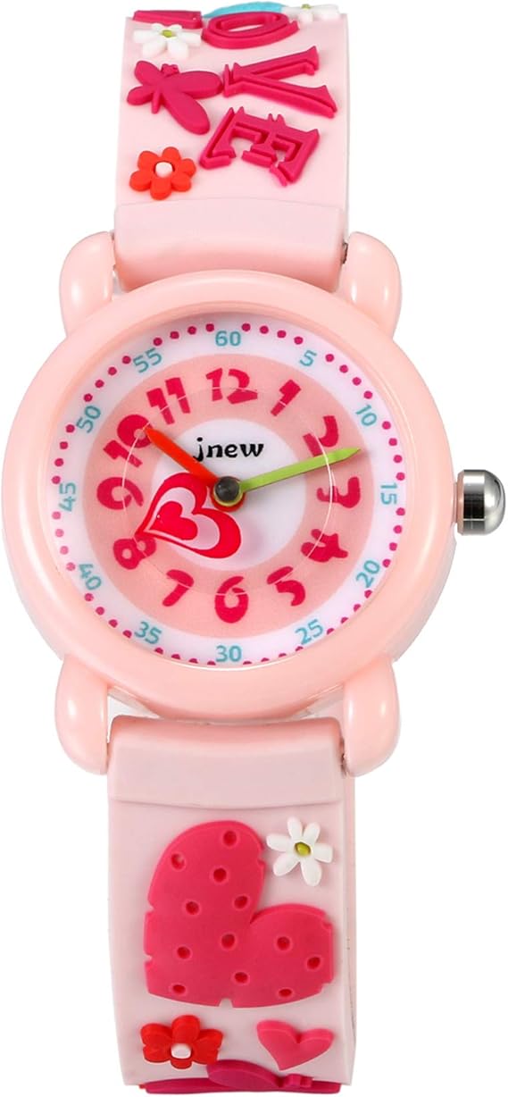Amazon Lancardo 子供 腕時計 女の子 キッズウォッチ かわいい 幼児 ガールズ対応 アナログ表示 Pvcベルト クオーツ ハート Love 入学 通学 入園 通園 新学期 卒業 誕生日 七五三お祝い 子供の日プレゼント ガールズ腕時計 腕時計 通販