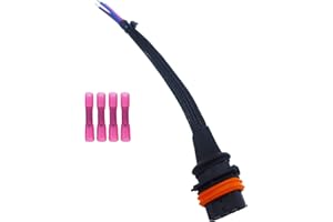 QNBES YouVbeen 4 Pin T-Bap Temp Baro Sensor Wires Pigtail Harnesses Repair Kit Fit for Polaris RZR Ranger Sportsman 700 750 800 EFI UTV ATV Replace 2875542 2878494