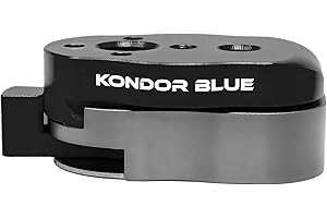 KONDOR BLUE Mini Quick Release Plates for Camera Monitors, Arms, Accessories, Microphones, Key Lights | Quickly and Securely Attach and Remove Accessories on Your Cinema Rig