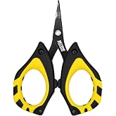 Beyond Fishing - 4.5&rdquo; Fishing Scissors for Braided Line, Stainless Steel with Serrated Blades, Non Slip Grip, Large Finger Holes Fishing Line Cutter