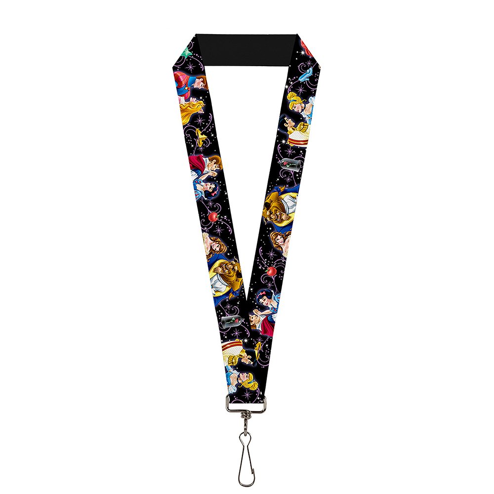 Buckle-Down Lanyard-1.0-Disney Princesses & Prince's Dancing, Multicolor, One size