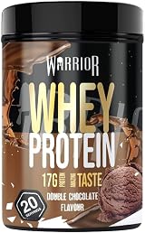 Warrior Whey Protein Powder 500g Double Chocolate High Protein Shake