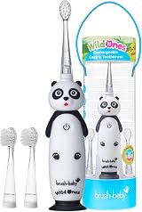 Brush-Baby Kids Rechargeable Electric Toothbrush WildOnes Panda 0-10