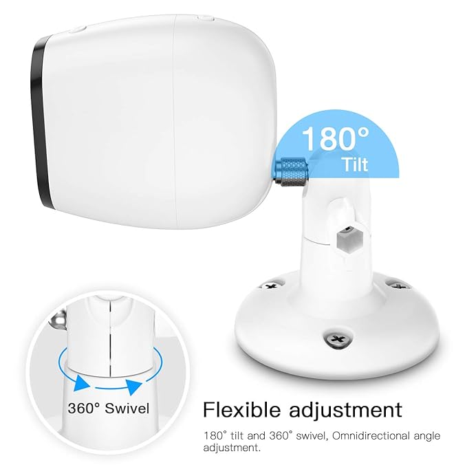 Arlo Hd Soporte De Montaje En Pared Becemuru Estabilidad Abs 360