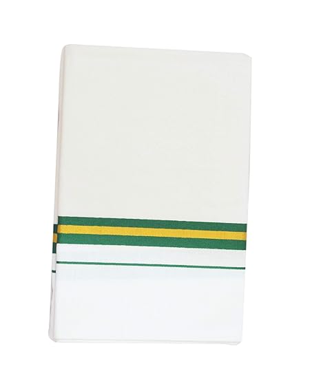 Men's Pure Cotton Dhoti(121_White_2m)