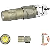 OLIGHT iUltra Rechargeable EDC Flashlight, 80 Lumens Mini LED Keychain Light, Easy take with Pocket or Attach to Keyring, Bag, for Everyday Carry and Emergencies (Olive-Green)