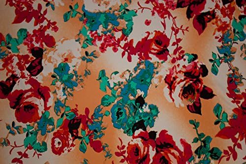 Nylon Lycra Spandex 20 More Prints Swimwear / Activewear Fabric 56-58" Wide By The Yard (Tans Blues Reds Floral)