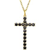 18K White/Yellow Gold Plated Silver Necklace With 0.80 TCW Lab Grown Emerald/Lab Grown Sapphire/0.90 TCW Black Moissanite, Necklace For Women, Gift For Her Jewelry For Women Comes With Gift Box