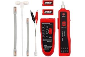 Blinket Network Cable Tester, Ethernet LAN Network Wire Tracker, RJ11 RJ45 Cable Finder, Multifunction Wire Tracker for Cable Tester Telephone Line Test Network Cable Finder