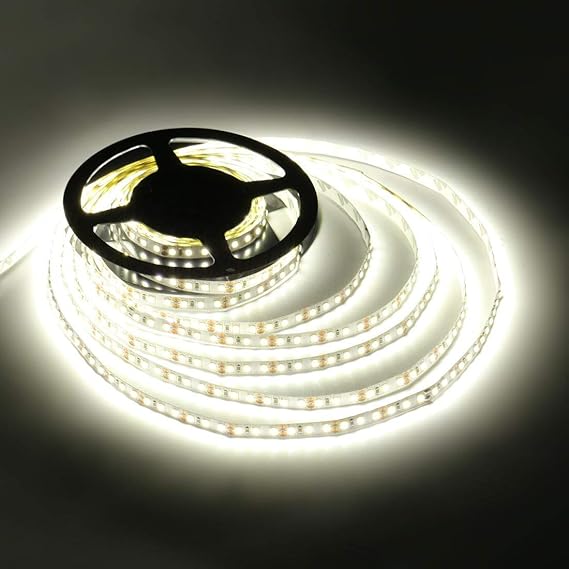 LEDMO led Stripes Streifen kaltweiß 5m,led band Leiste Lichtleiste SMD