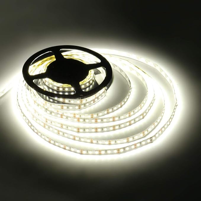 LEDMO led Stripes Streifen kaltweiß 5m,led band Leiste Lichtleiste SMD