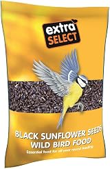 Extra Select Black Sunflower Seed Wild Bird Food 2 kg Brand New view 1