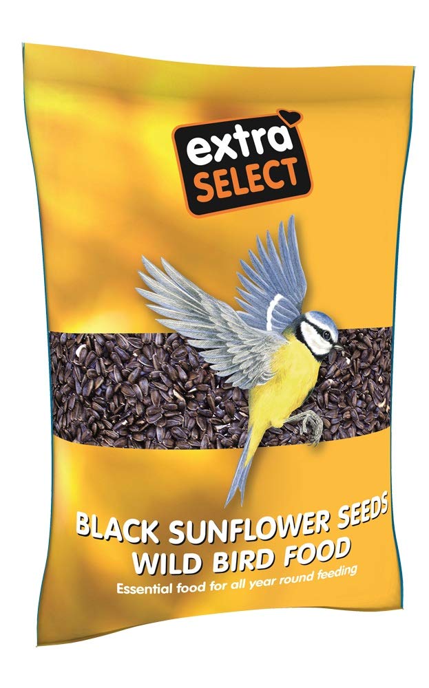 Extra Select Black Sunflower Seed Wild Bird Food, 2 kg