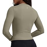 YIPINK Women's Long Sleeve Workout Tops Running Athletic Yoga Shirts Quick Dry UPF 50+ Slim Fit