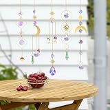 OFFCUP Crystal Suncatchers 5pc Rainbow Prism Sun Catchers Set view 6