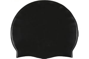 1Pcs Swim Cap,Classic Unisex Soft Silicone Swim Cap for Women and Men, Intensive Training and Racing Comfortable Non Slip Lon