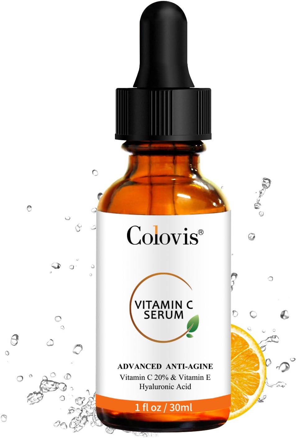 Vitamin C Serum Vitamin C 20%+E+Hyaluronic Acid 72% Organic, 30ml (30ml)
