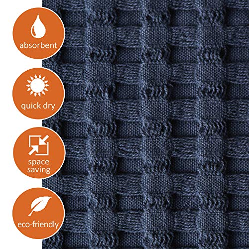 Gilden Tree Waffle Towels Quick Dry Thin, 2 Pack Bath Sheets 40x80