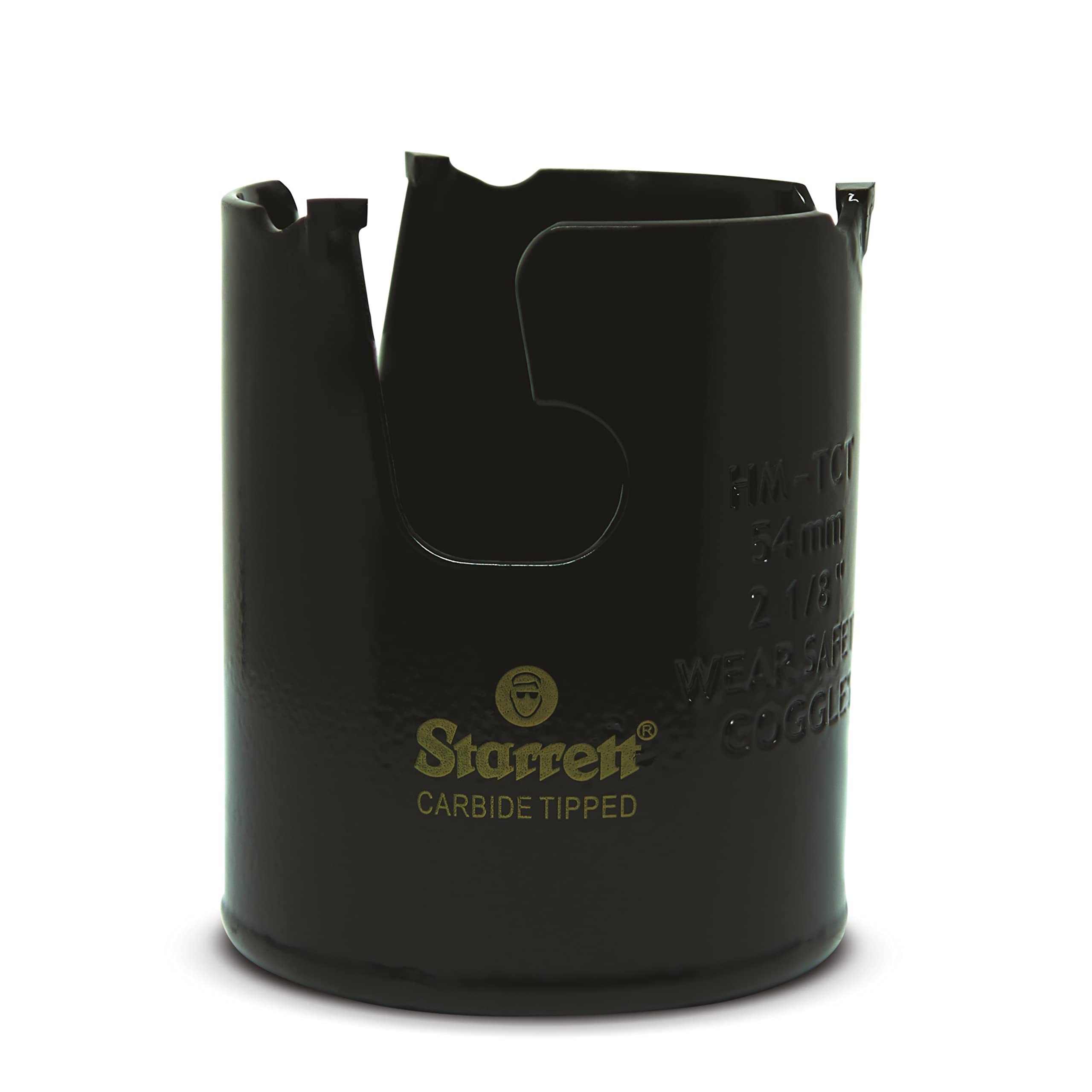 Starrett Tungsten Carbide Tipped Holesaw - MPH0218 Multi Purpose Cut TCT Hole Saw Cutter - For Wood MDF Plastics Ceramic Wall Tiles - 54mm