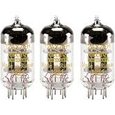 Electro-Harmonix Vacuum Tube, 12AX7 Matched Trio, Instrument-Amplifier Tubes, Polished Finish