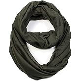 Scarf& Solid Color Infinity Lightweight Wrap Loop For Women & Men