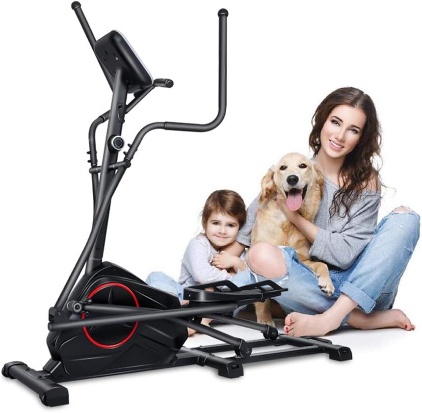 VBARV Fitness elliptical machine, home small space walk machine, gym dedicated mute front flywheel mini elliptical instrument, suitable for office, home