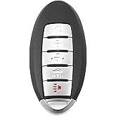 X AUTOHAUX 433MHz KR5S180144014 Replacement Smart Proximity Insert Keyless Entry Remote Key Fob for Nissan Altima Maxima 2013 2014 2015 5 Buttons 47 Chip IC: 7812D-S180014