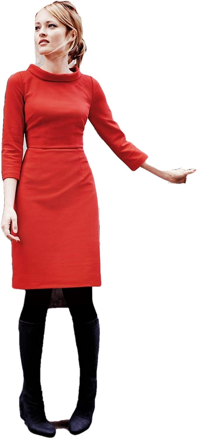 boden red dress