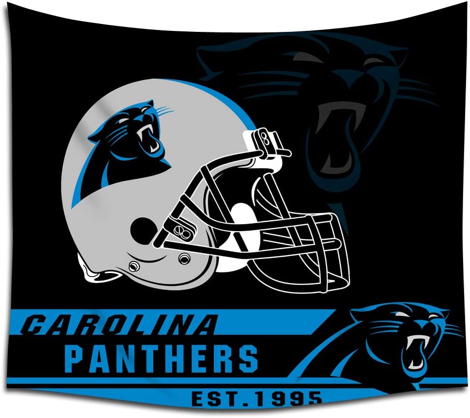 Amazon Com Jacoci Carolina Panthers Wall Tapestry Hanging Cool