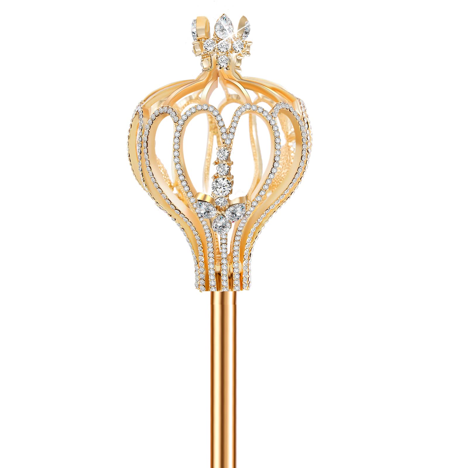 GlSAKE Queen King Costume Sceptre Princess Wand Fairy Wand Magic Wands Role Play Dress-up Party Prom Cosplay Sceptre For Adults