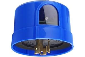ledmo Photocell Sensor, Auto On Off Dusk to Dawn Switch, Twist Lock for LED Barn, Area, Street, Parking Lot Lights