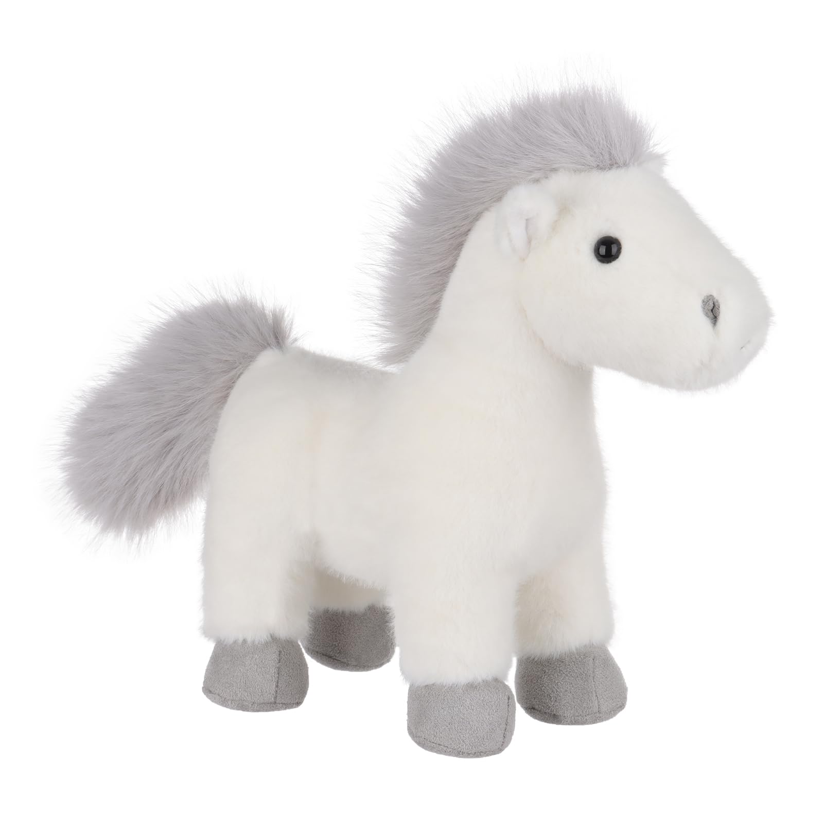Apricot Lamb Stuffed Animal horse wild pony white, Soft Toys Plush Cuddly Perfect for Child โ image 1
