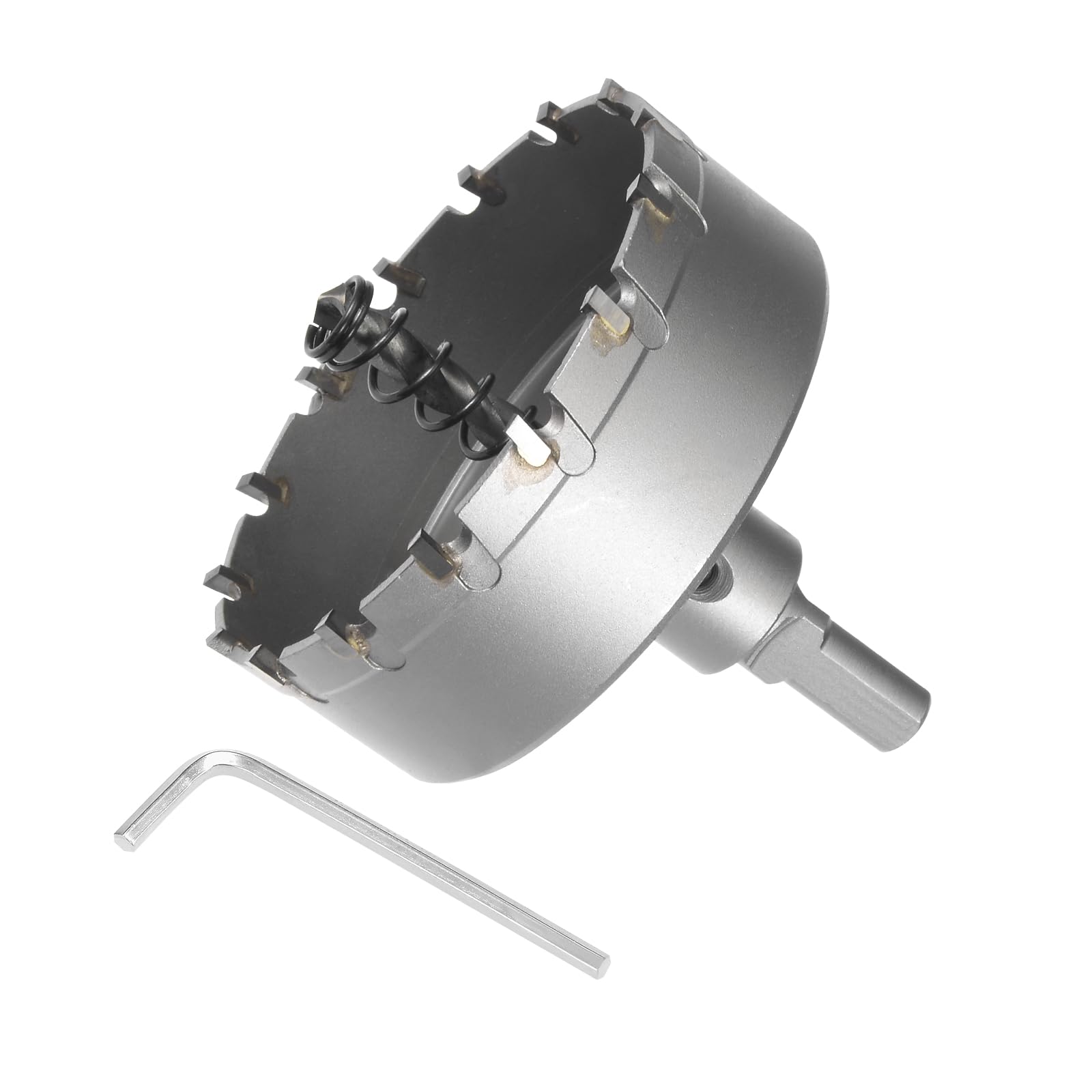 CoCud Carbide Hole Saw, 3.1 Inch/80mm Diameter, Metal Steel Hole Cutters Drill Bits - (Applications: for Metal Wood), 1-Pieces