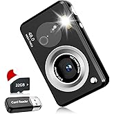 Digital Cameras FHD Camera for Kid Boys Girls Compact Digital Point and Shoot Camera with 16X Zoom 32GB Card Kids Camera for Kids