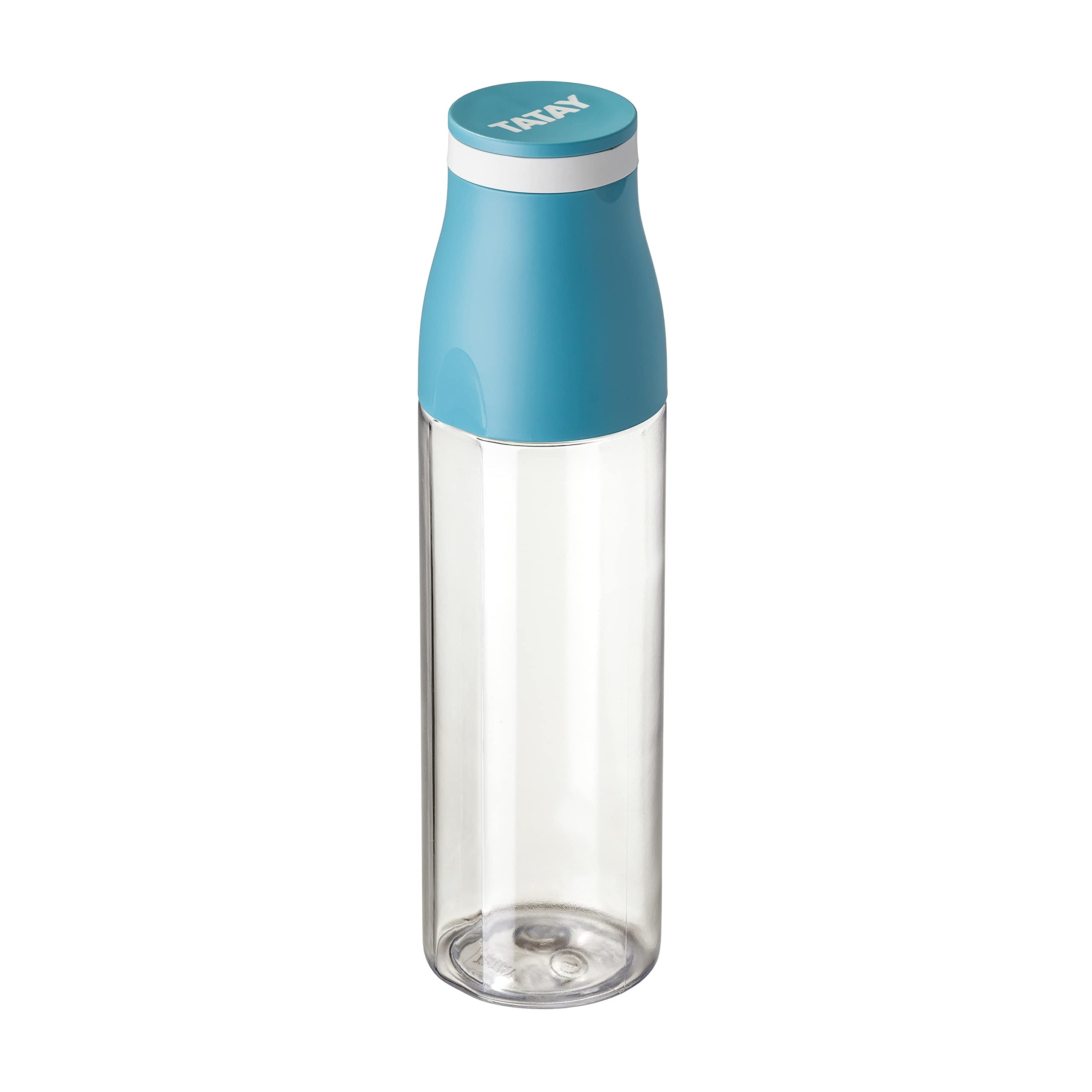 TATAY Drinks Bottle 650 ml Urban Drink | Cup Lid with Elastic Band | Leakproof and Durable | BPA-Free Tritan | Dishwasher, Microwave, Fridge and Freezer Safe | 6.7x6.7x25 cm, Blue