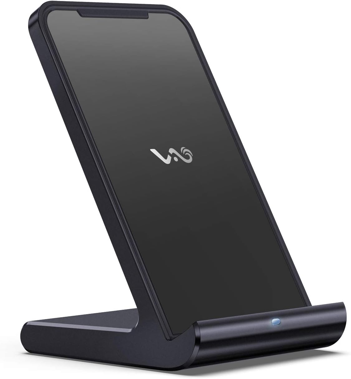 Wireless Charging Stand,Vebach 10W Upgrated Fast Wireless Desk Charger Compatible with iPhone 14/13/12/12 Pro/12 Mini/12 Pro Max/11/11 Pro/11 Pro Max/XR/XS/X/8,Galaxy S21/S20/Note 10 etc