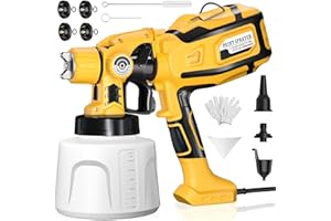 Paint Sprayer High Power Electric Spray Paint Gun Easy to Clean for Furniture Fence Walls Door Garden Chairs House Painting