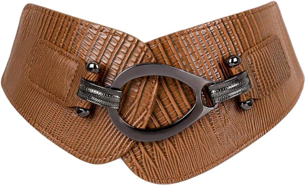 Oyccen Elastic Waist Belt for Ladies Stretch Women's Dress Belts Metal